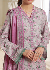 Misri By VS Textile Printed Lawn 3 Piece Unstitched Suit VS25PLV1 D-628